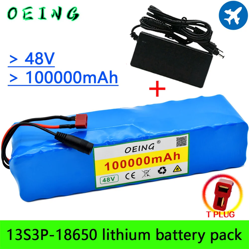 18650 Baterija 48v 100Ah 3S3P XT60 Električna Kolesa Litij-ionska Baterija+ Polnilec+Brezplačna Dostava