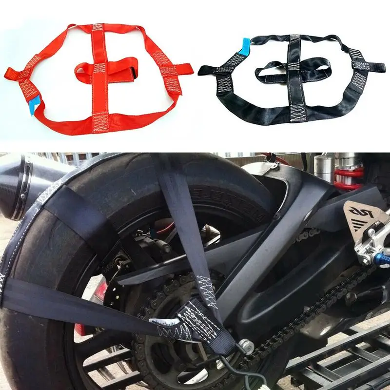 1cs 2colors motorno kolo, Električno Vozilo Zavezujoče Trak Kovinski Sponke za Pritrjevanje Kabla Prilagodljivih Trakov za Večkratno uporabo Pnevmatik Trak