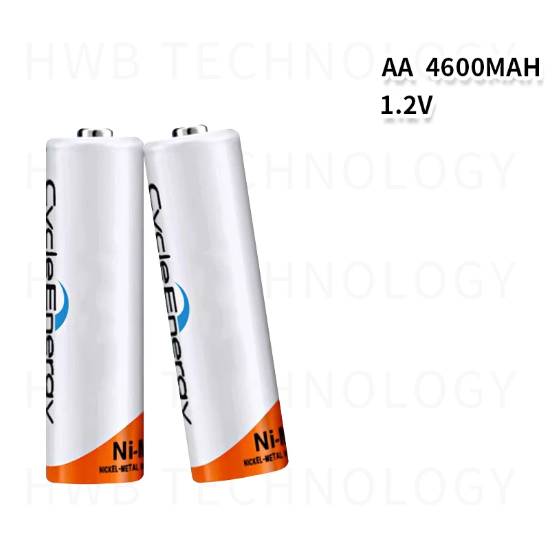 20PCS/veliko Velikih zmogljivosti in trajne Ni-MH baterij AA 1,2 V 4600mAh Zmogljivosti baterije za ponovno Polnjenje Brezplačna Dostava
