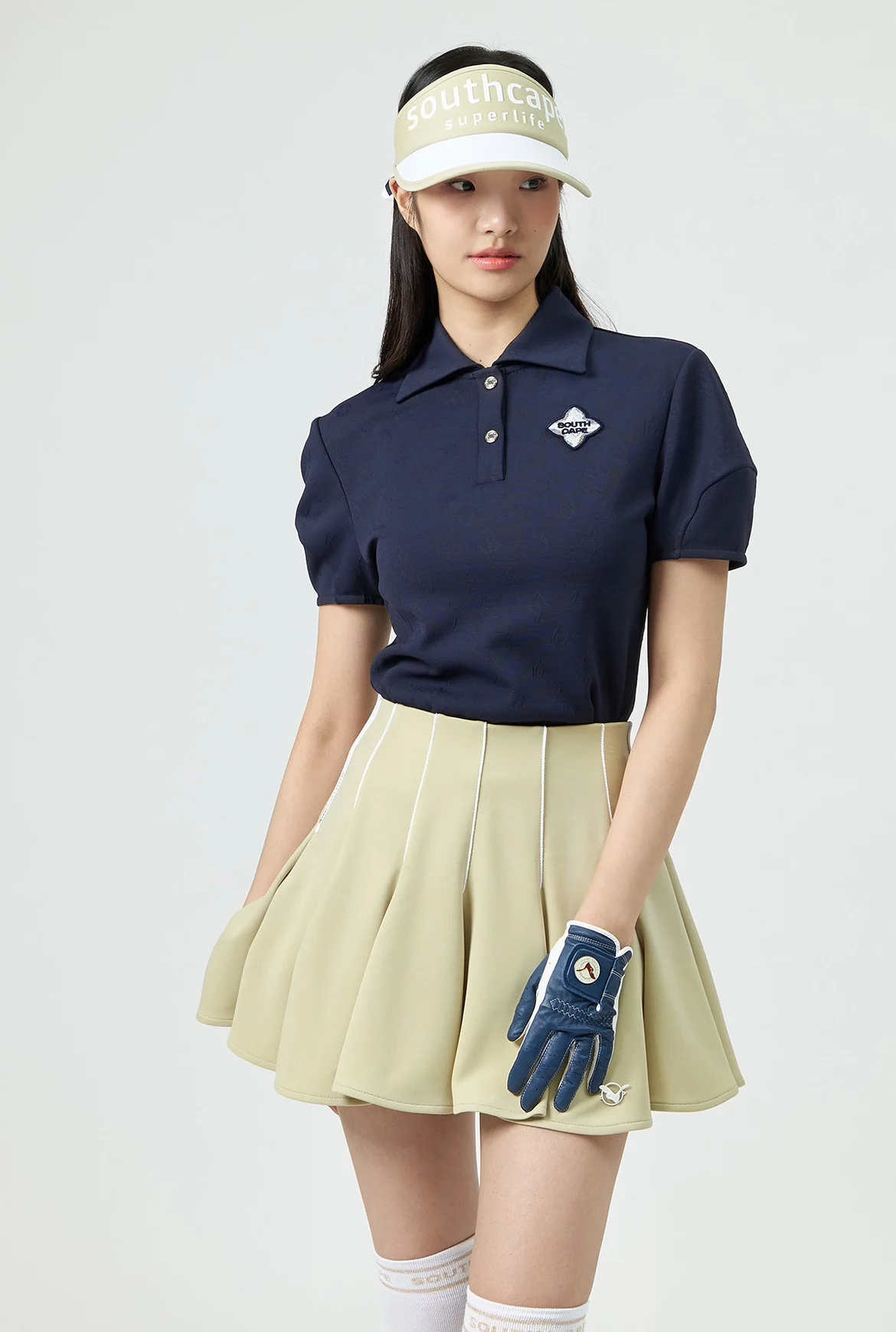 23 Južna Koreja Sc Golf Oblačila za Ženske Kratko Krilo Joker Preprost Slim Fit Hujšanje Golf Nabrano Krilo Krošnjami