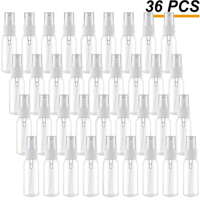 360Pcs 30 ml/1Oz Mini Fine Megle Spray Steklenice Povratne Steklenice Majhen Prazen prozorne Plastike Potovanje Velikosti Steklenice