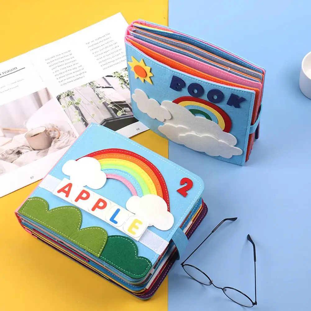 3D Otroška Zgodba Krpo Knjiga Stroj Montessori Toddlers Izobraževanje Razvoju Učnih Odbor Dropshipping Navade Zaseden Zgodaj Knowl O9H2