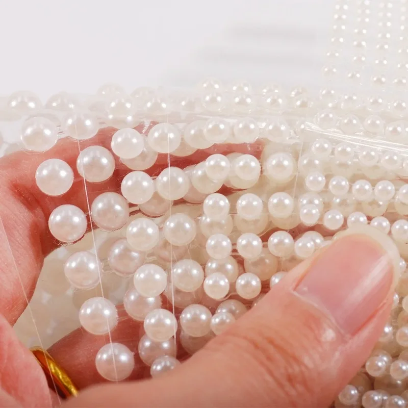 3D Pearl, ki je Moda za Ženske, Tatoo Diamond Ličila za Nanašanje Senčila Obraz Nalepke Dragulj Oči Ličila Kristalno Oči Nalepka