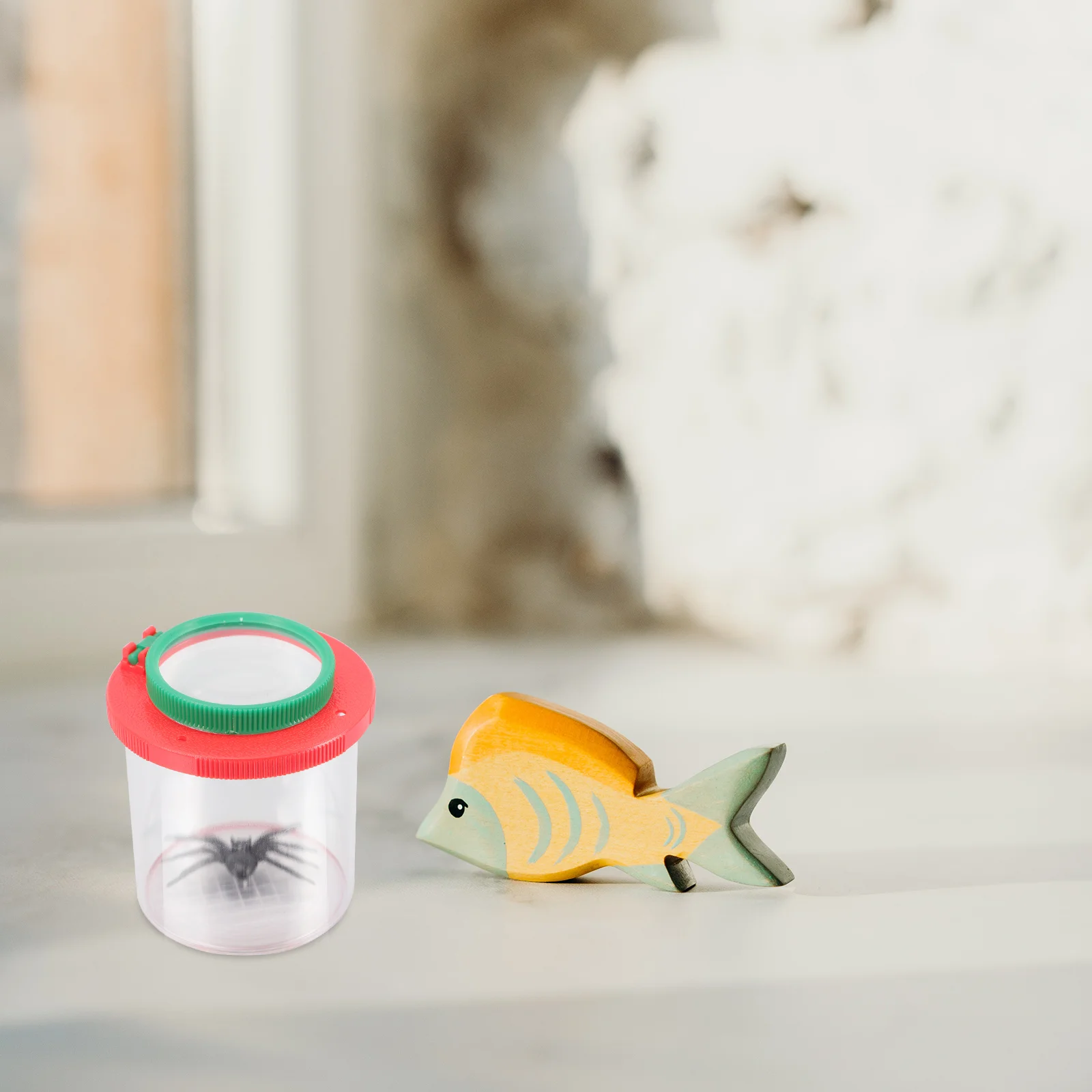 4 Kos Insektov Viewer Poučevanja Aparati Bug Kletke Plastičnih Terariji Steklo Za Opazovanje Plastičnih Otrok