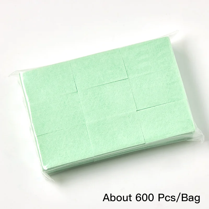 600/200Pcs/Vrečko za Nohte, Odstranjevalec Robčki za Čiščenje Lint Papir brez Pad Soak Off za odstranjevanje barve sredstva za Manikiranje Orodje