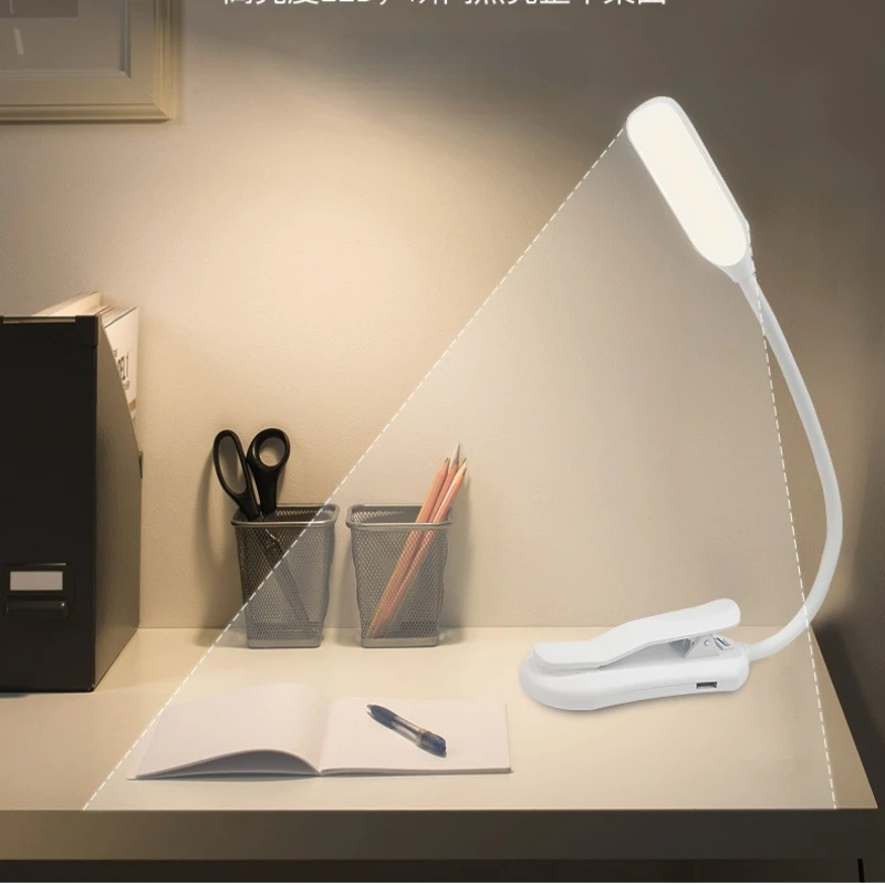 7 Led Električni Knjiga Svetlobe Adjustbale USB Postelji Branje Svetlobe Potovanja LED Posnetke Lučka Svetlost Desk Tabela Luči USB Svetlobe