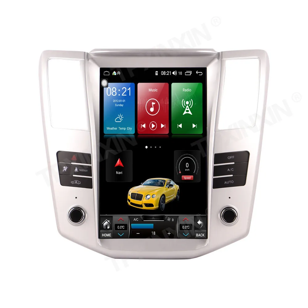 8+256G Za Toyota Land cruiser LC100 2002 - 2007 Android 11 Avto Radio Stereo Autoradio 2 Din Multimedijski Predvajalnik, GPS Navi Enota