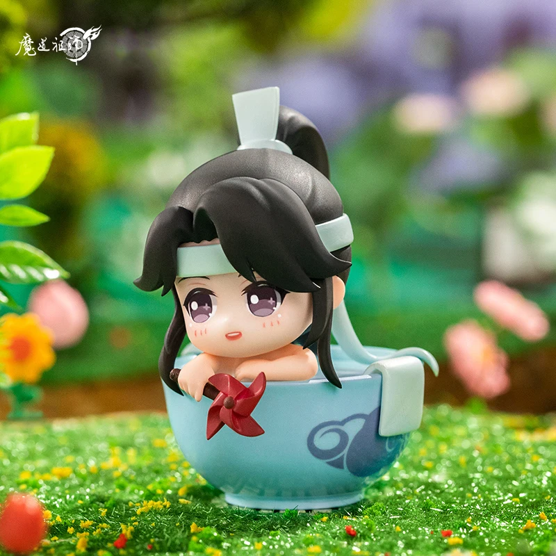 Anime MoDaoZuShi Slika Igrače Patriarha Čarobno Dao Poletje Pesem Q Različica PVC Model Wei WuXian Lan WangjJi Dekoracijo Otroci Darila