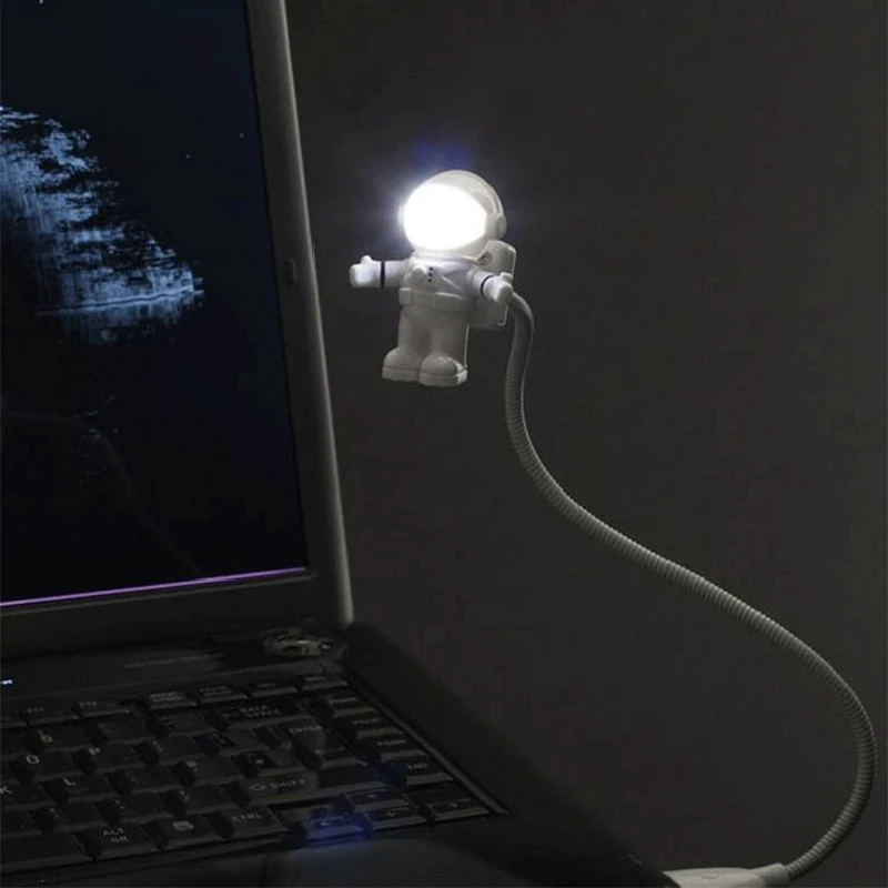 Astronavt Led Sobi, Luči, Prilagodljiv USB Nočne Luči Zaščito za Oči Led Namizna Svetilka za Nastavljiv Laptop PC Prenosni Branje Svetlobe