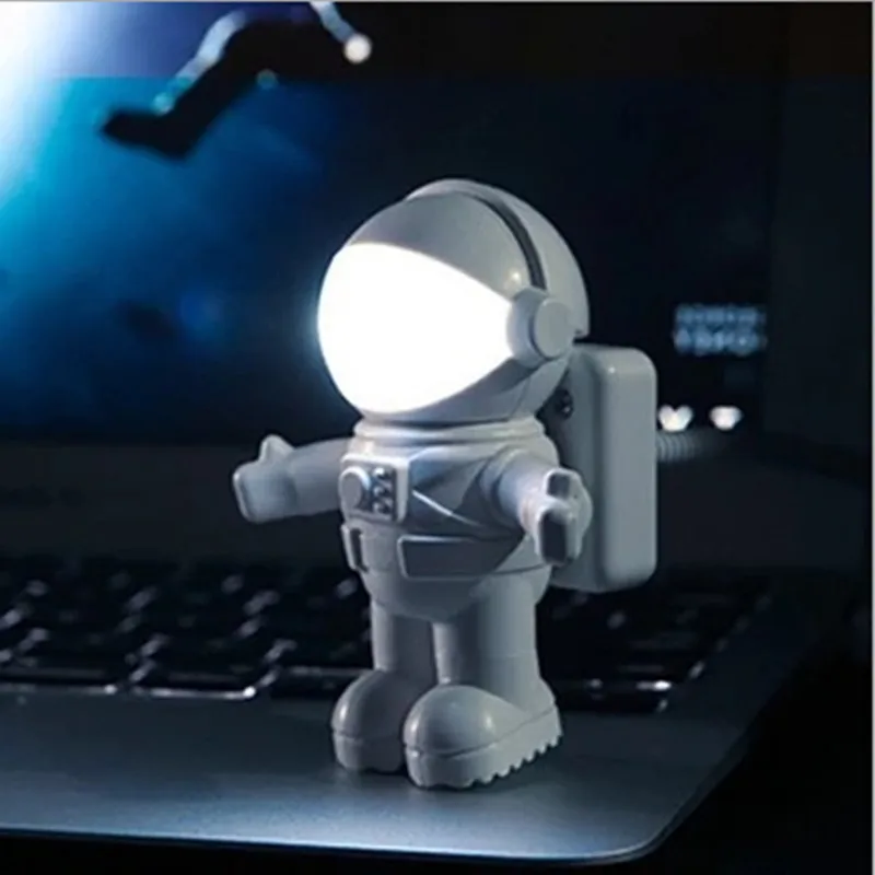 Astronavt Led Sobi, Luči, Prilagodljiv USB Nočne Luči Zaščito za Oči Led Namizna Svetilka za Nastavljiv Laptop PC Prenosni Branje Svetlobe