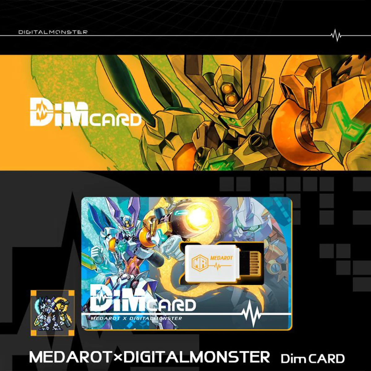 BANDAI je Na Zalogi, MEDAROT Digimon Avanturo Omejeno Življenje Gledati Zapestnica DIM Kartice Omegamon Dejanje Slika Igrače