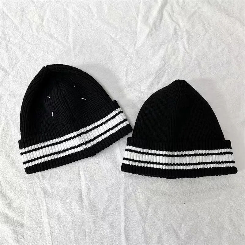 Bela odprite nit mladi pletene klobuk hladno pozimi klobuk Baotou klobuk moških in žensk enak klobuk