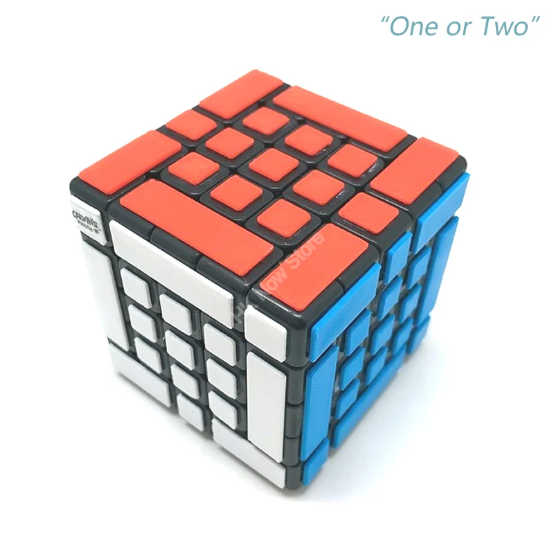 Calvin je Uganke Katelyn DoDep 1x3x3 Eno ali Dve Bandaged 5x5x5 Magic Cube Neo Hitrost Twisty Puzzle Možganov Dražljivke Izobraževalne Igrače