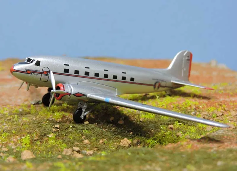 Diecast Zlitine Letalo Model Igrača 1:200 Lestvici Ameriški Douglas DC-3 C-47 Letalskih družb Letala Letala Model Letala Letalo Zbirk
