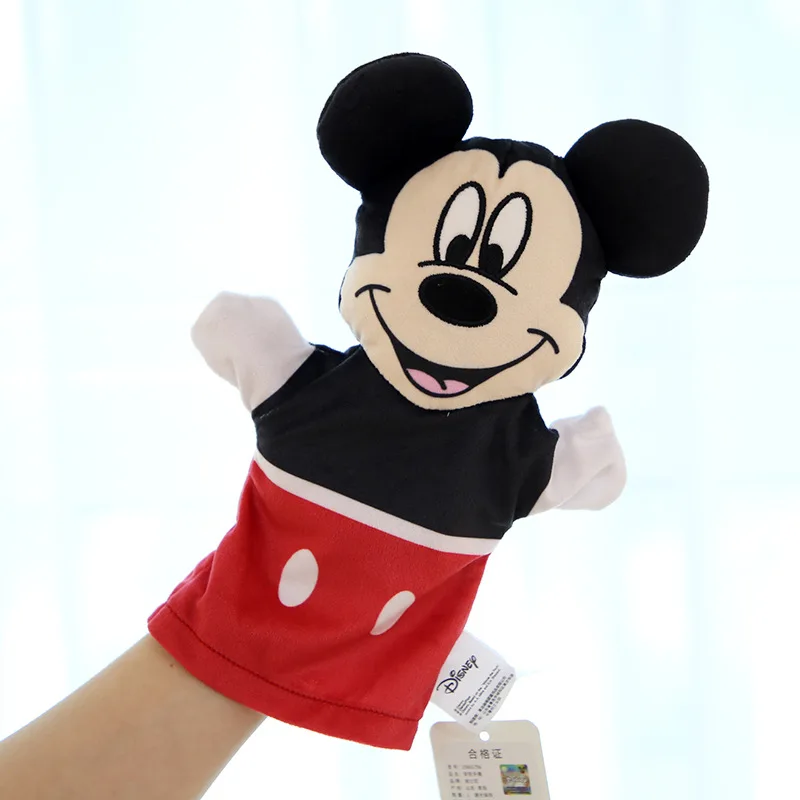 Disney Mickey Otroci Interaktivna Risanka Ročna Lutka, Neumen Pluton Plišastih Igrač Malčka, Starši-Otrok, Interaktivni Zgodnje Izobraževanje Lutkovno