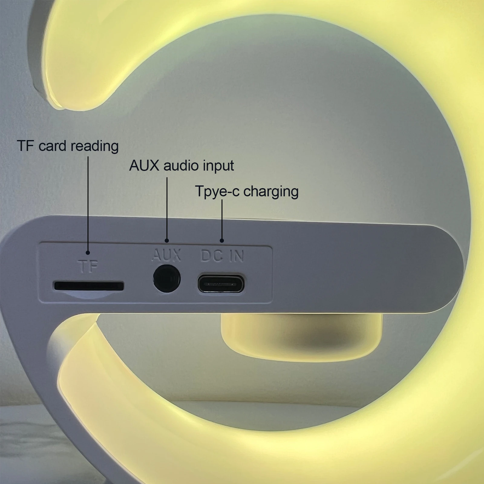 Dropshipping LED Lučka za nočno omarico Budilka Bluetooth Zvočnik Brezžični Polnilnik Glasbe Doma Dekor namizne svetilke Smart Svetilke ZDA/EU
