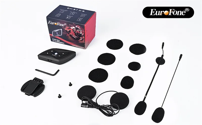 Full-Duplex brezžični interfonski motoristična čelada interkom Bluetooth slušalke za kolesarji