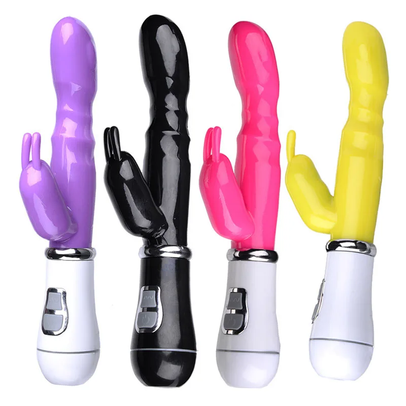 G Spot Rabbit Vibrator za Ženske Dvojno Vibracije Dildo Vagine, Klitoris Massager Vibratorji za Ženske Klitoris Močan Fidget Igrače