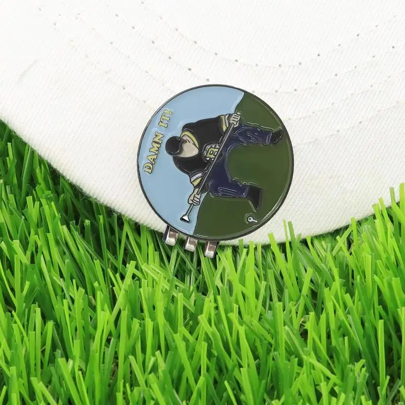 Golf Žogo Marker Posnetek Z Magnetom Žogo Znamke Emajl Magnetni Golf Dajanje Ciljem Posnetke Spusti Ladje, Pomoči Za Usposabljanje Dodatki