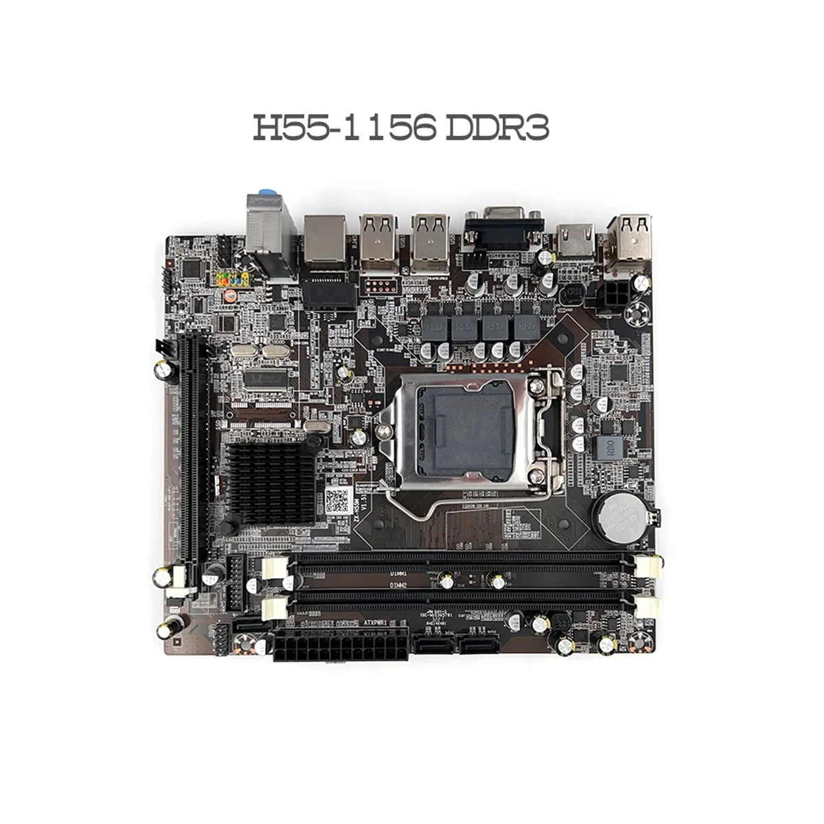 H55 Motherboard LGA1156 Podpira I3 530 I5 760 Serije CPU DDR3 Pomnilnika Matično ploščo Računalnika+I3 540 CPU+Switch Kabel