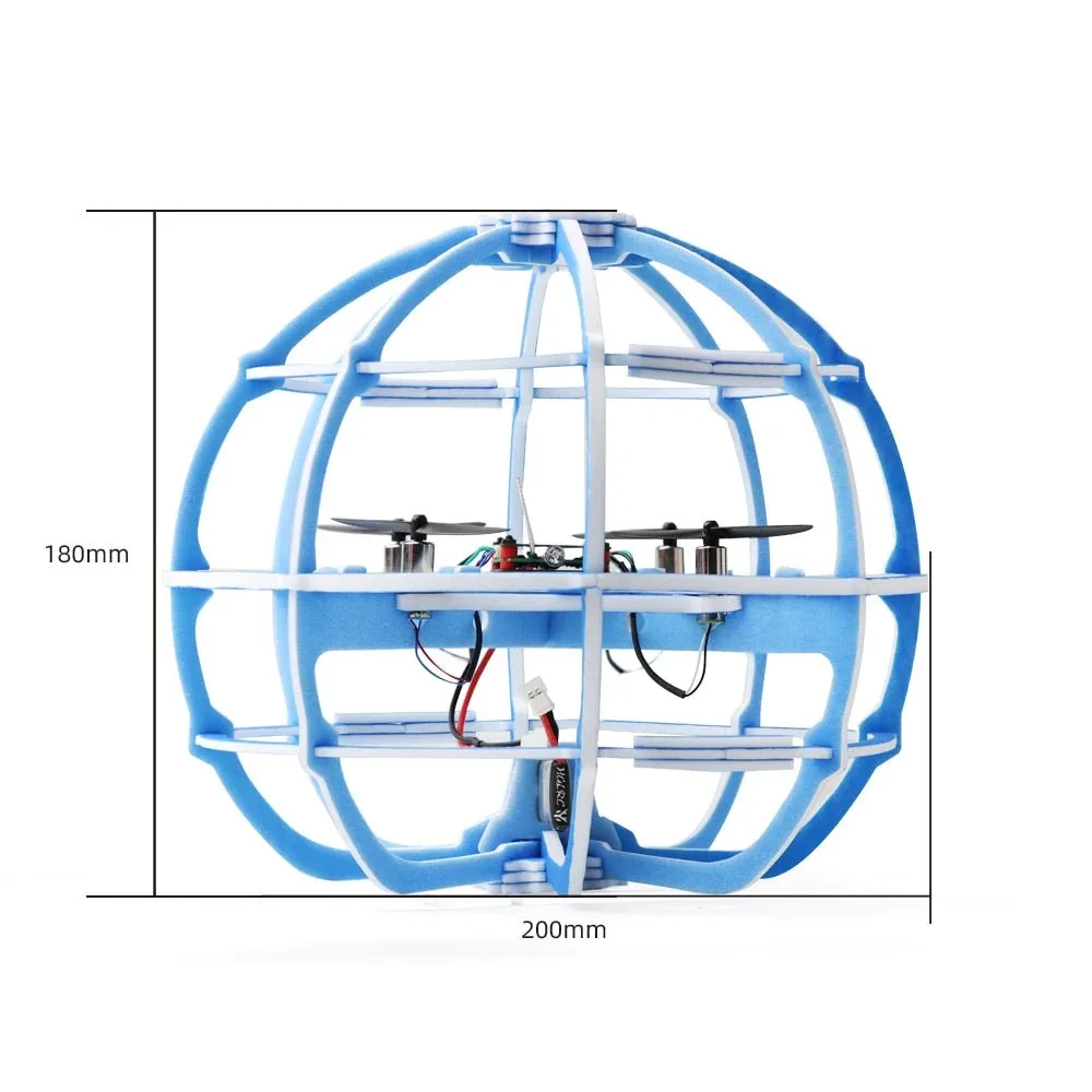 HGLRC A200 Nogometno Žogo Brnenje DIY Nogomet Drone Za RC FPV Quadcopter Freestyle Brnenje Izobraževanje Otrok Igrače Darilo