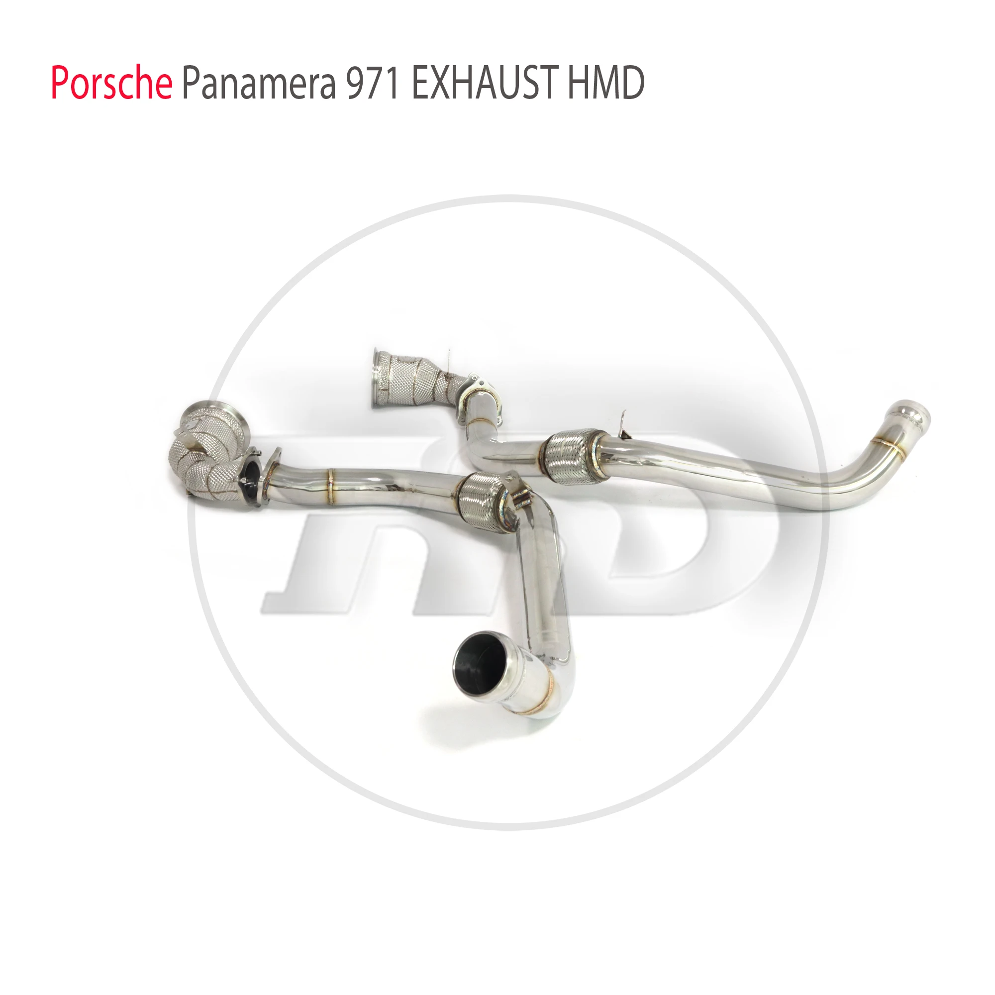 HMD Izpušnega Kolektorja Downpipe za Porsche Panamera 970 971 Avto Dodatki Z Katalitični pretvornik Glave vnos kolektorjev