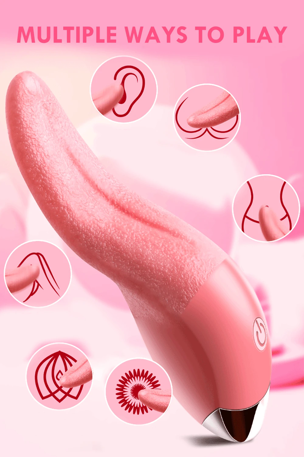 Jezik Lizanje Vibrator Za Ženske G Spot Stimulator Klitorisa Mini Klitoris Sex Igrače Za Ženske, Polnilni Nastavek Ženski Masturbator