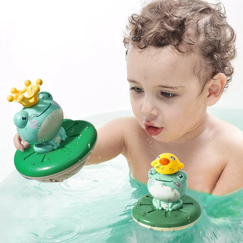 Kopel Igrače, Električni Razpršilec Vode, ki Plava Vrtenja Žaba Sprinkler Tuš, ki je Igra Za Otroke, Otroško Plavanje Kopalnico za Otroke Darilo
