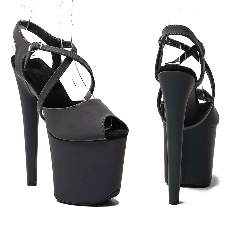 Leecabe 20 cm/8inch visoke pete sandala seksi model čevlji pole dance čevlji Ženske platformo pete sandala 1B