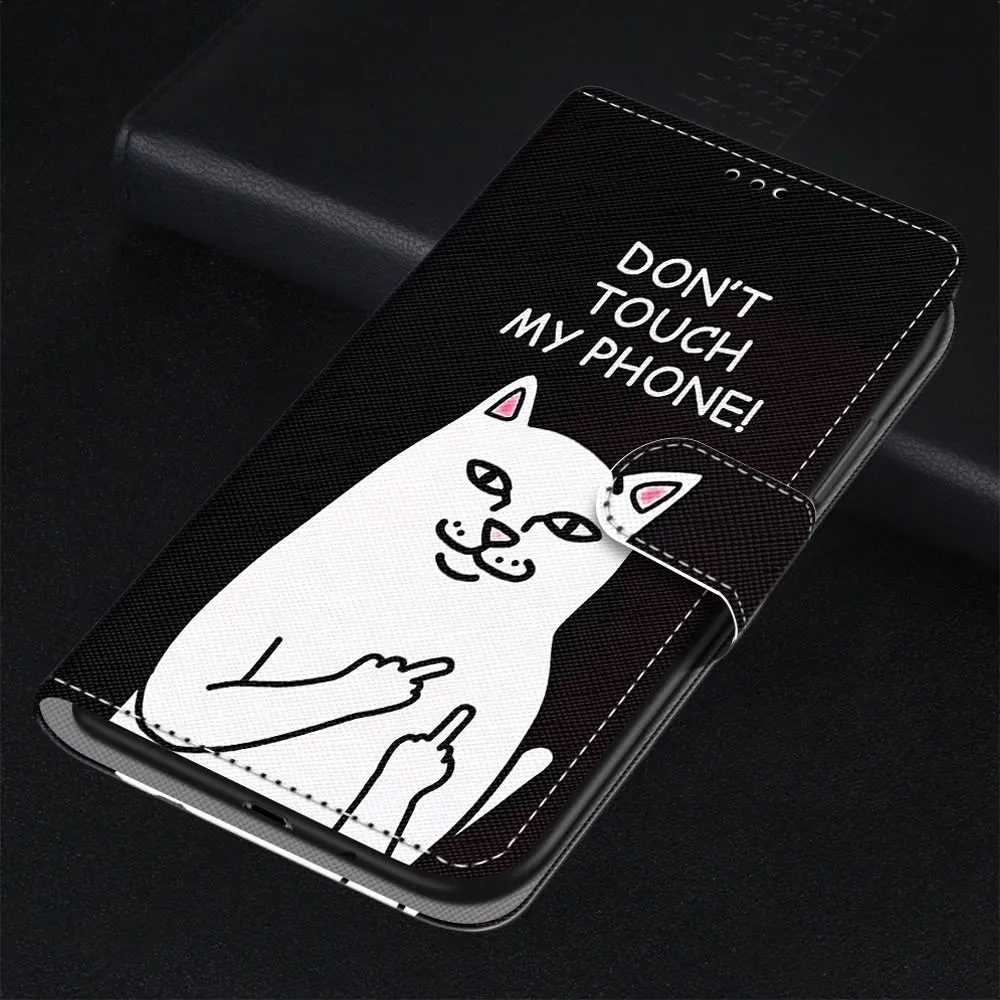 Ljubek Pes Mačka Usnja Flip Case Za Samsung GalaxyA03S A03 Jedro A04 A04S A14 A13 A23 A33 A53 A73 A24 A54 5G Živali na ovitek