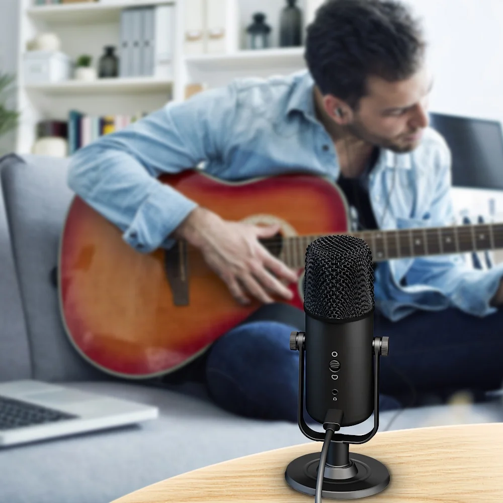 MAONO Mizo in Stojalo za Mikrofon, Podcasting Mikrofon za Igranje v Živo