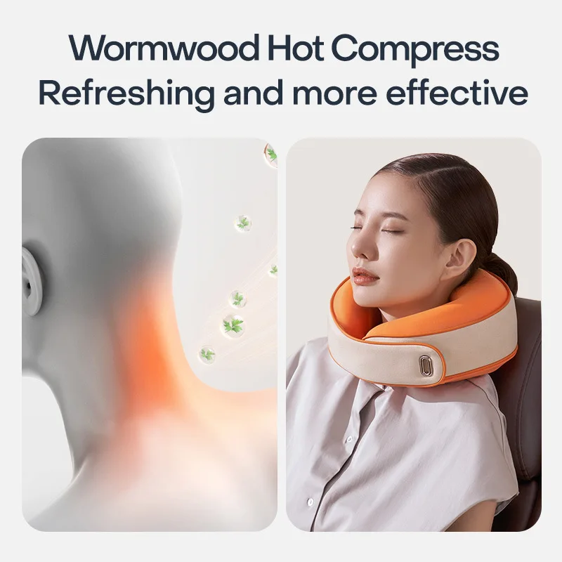 Materničnega vratu Massager v obliki črke U Masažno Blazino Gospodinjski Električni Mehanski Humanoid 360° Ročno Gnetenje Ramen, Vratu Polnjenje