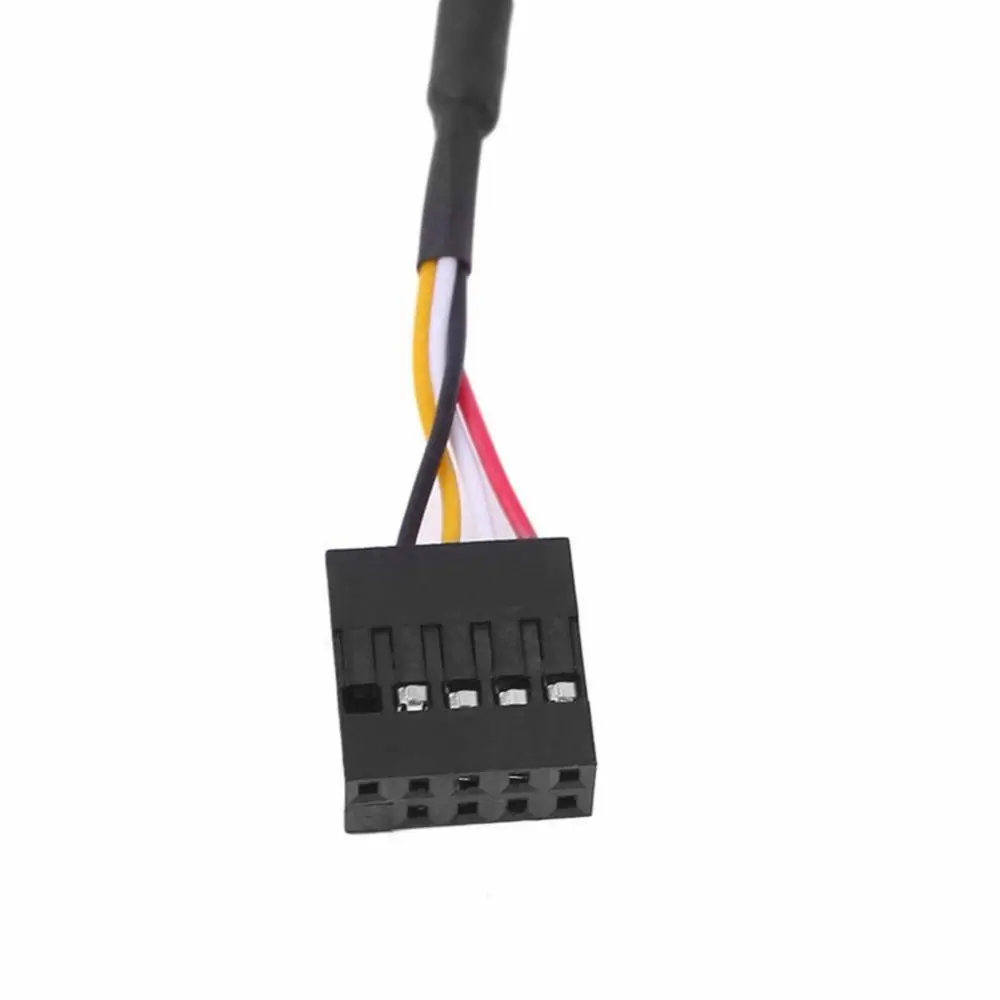 Matične plošče, 9pin Podaljšek Adapter USB Glave Splitter Moški 1 Do 2 Ženski Namizje 9-Pin USB2.0 HUB Priključek 30 CM