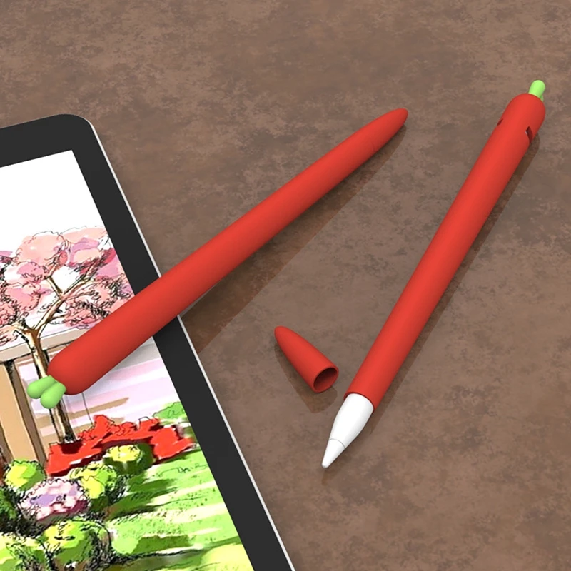 Mehko korenček Lupini Svinčnik Za Apple Svinčnik 1 2 Primera Združljiv Za iPad Tablični Dotik, Pisalo Zaščitni Rokav Pokrov
