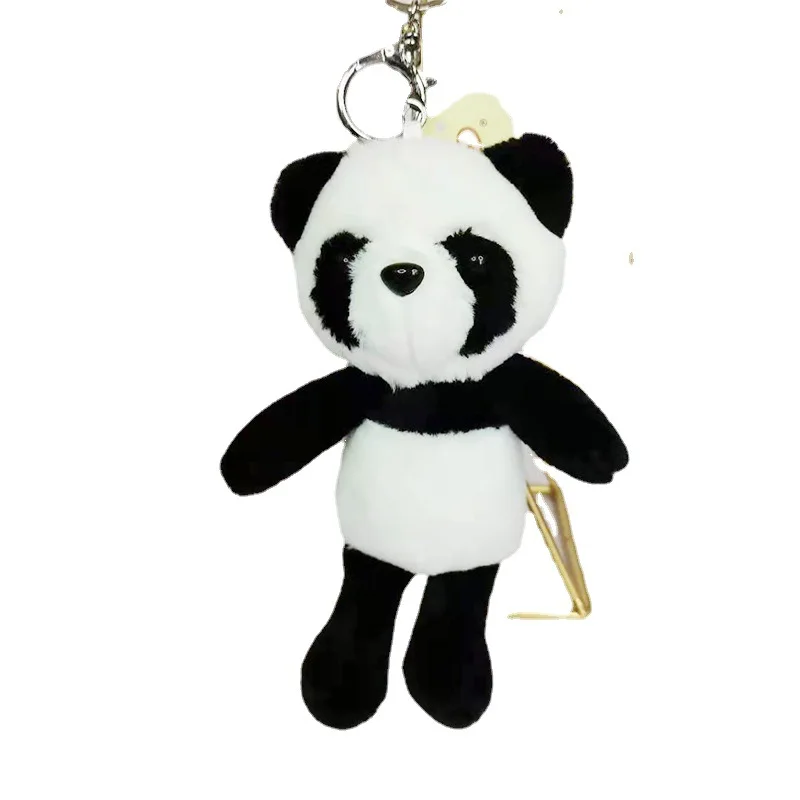 Mini Panda Ključnih Verige Obeski Kawaii Plišastih Igrač Nahrbtnik Šolsko Risank Anime Model Lutka Darila Plišaste Igrače Za Otroke