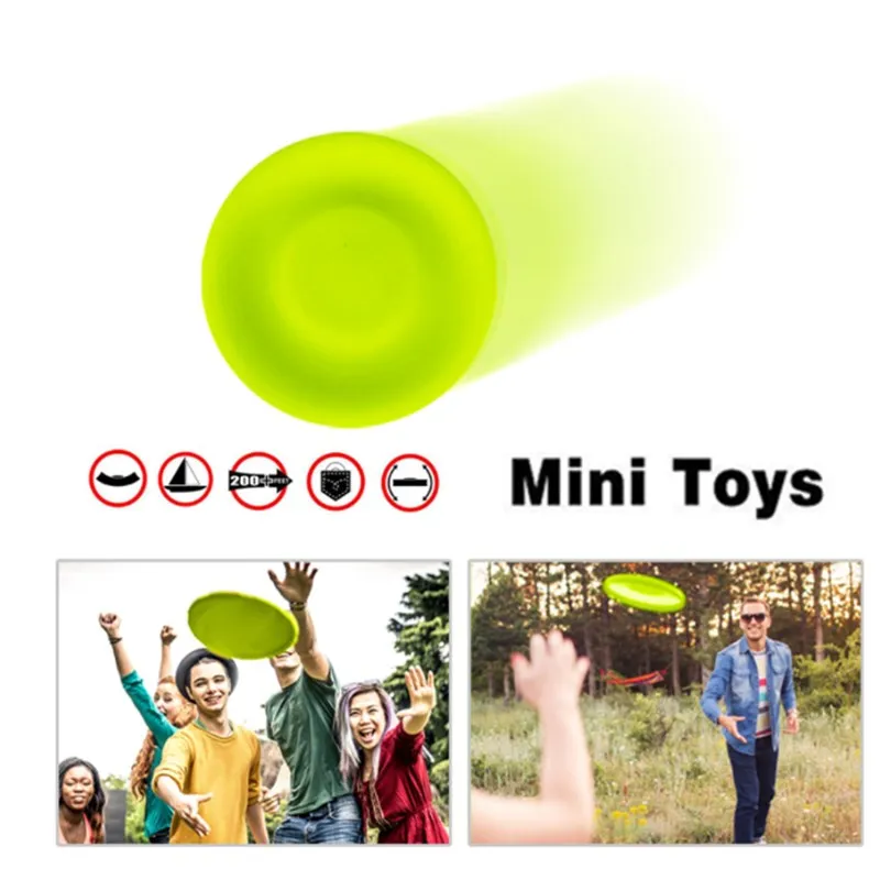 Mini Plaži leteči disk za športe na prostem silikonski disk tlaka igrač za igranje na plaži zabava igrače, igre za otroke