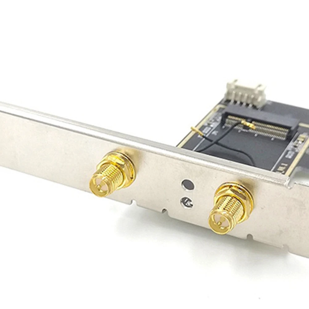 NGFF M. 2 PCIE Brezžična Omrežna Kartica Sim Adapter z Razširitvijo Žica Antene Podpira NGFF M. 2 Brezžična Omrežna Kartica