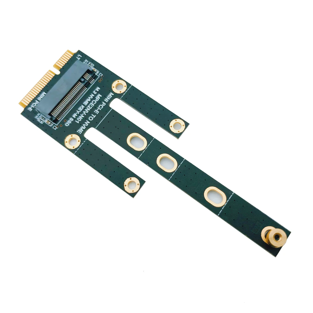 NOVI Mini PCI-E, da NVME vmesniško Kartico Odbor Pretvornik Širitev Kartico Riser Podpira 2230 2242 2260 2280 M. 2 NVME PCIE M Ključ M2 SSD