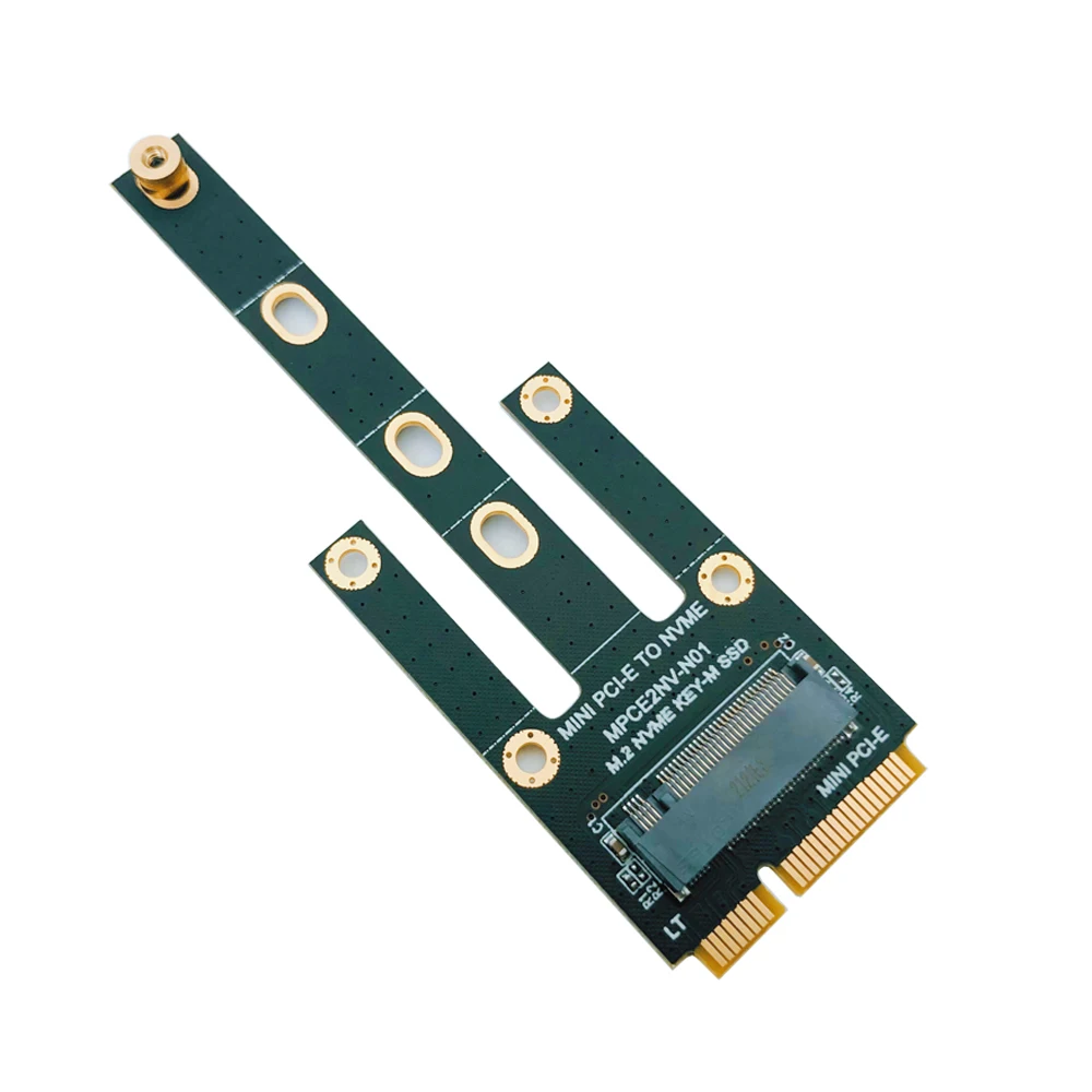 NOVI Mini PCI-E, da NVME vmesniško Kartico Odbor Pretvornik Širitev Kartico Riser Podpira 2230 2242 2260 2280 M. 2 NVME PCIE M Ključ M2 SSD
