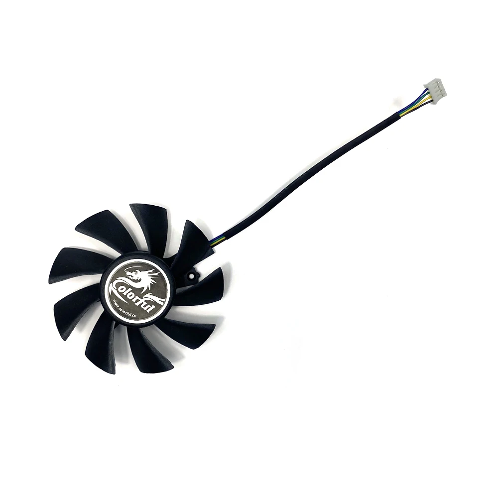 Novo 3Pcs/veliko 4PIN Hladilni Ventilator Za Pisane iGame GeForce GTX 1660 1660super 1660Ti 2060 2060super Ultra Grafične kartice hladilnika ventilatorja