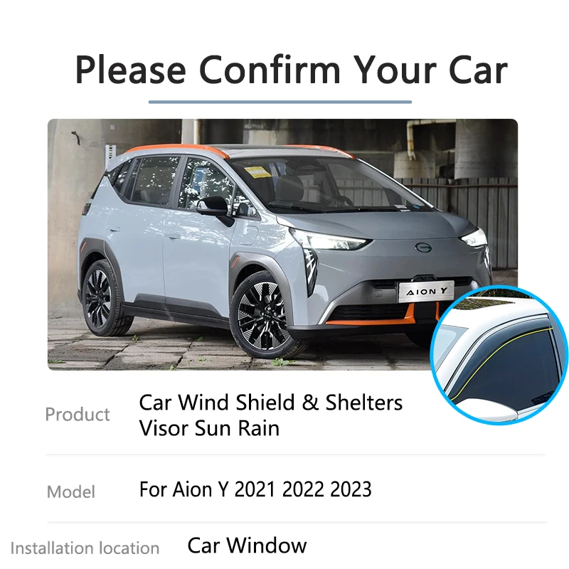 Okno Avtomobila Ščitniki Za Aion Y 2021 2022 2023 Sonce Dež Vetrobransko Steklo, Ter Tenda Trim Kritje Veter Ščit Za Zaščito Dodatki