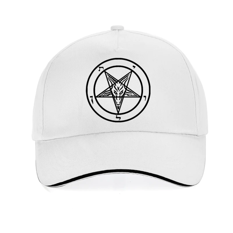 Pentagram Gothic Okultno Satan baseball skp Nov Moški ženske oče klobuk Poletje Prosti čas kamiondžija skp Unisex vrnitev žoge klobuki gorras