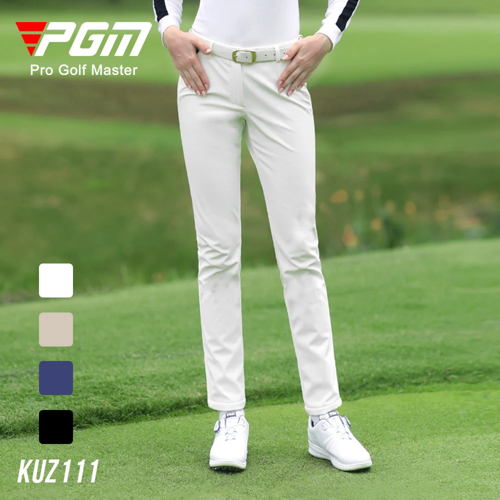 PGM KUZ111 Golf Ženske Hlače Jeseni Športna Oblačila Najlon Dihanje Nepremočljiva Površino Tkanine Toplo Lady, Plišastih Hlače XS-XL
