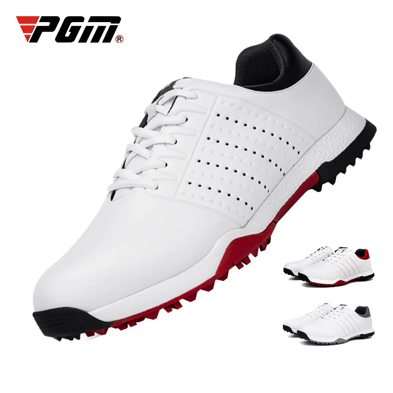 PGM Moški Čevlji za Golf Anti-slip Dihanje Golf Superge Super Vlaken Spikeless Nepremočljiva Prostem Šport Prosti čas Trenerjev XZ149