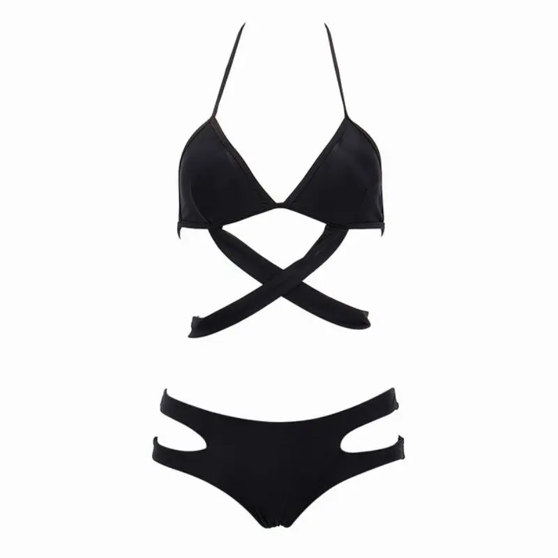 Poletje Bikini Ženske Push-up Bikini Komplet Oblazinjeni Povoj Kopalke, Plavalna Oblačila za Womens Kopalke Poletje Plažo za Ženske