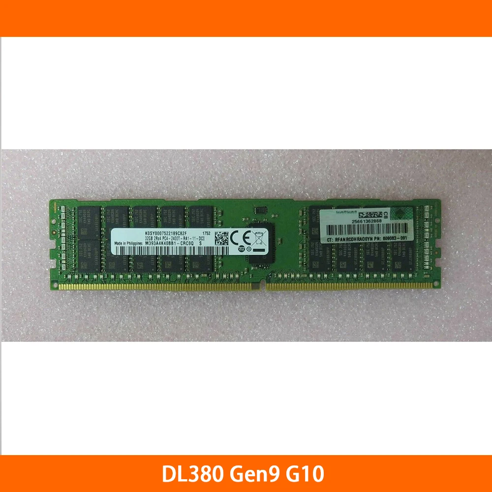 Pomnilnika strežnika Za HP DL380 Gen9 G10 809083-091 805351-B21 819412-001 DDR4 32 G 2400T ECC REG 2RX4 PC4-2400T RDIMM Popolnoma Testirane