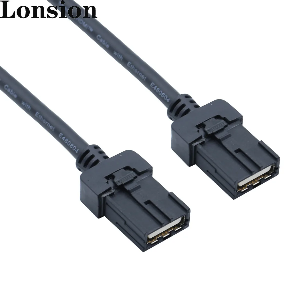 Premium Kakovost v Visoki Ločljivosti HDMI E Vrsto M19P Moški HDMI EM Moški Black Oblikovani 4K Avto Avdio in Video Kabel