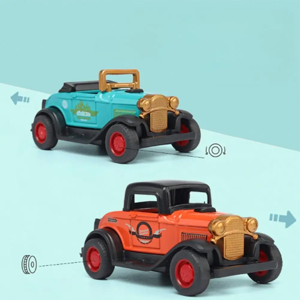 Retro Mini Classic-Avto Model Okraski Otrok Potegnite Nazaj Zlitine, Vozila, Igrače Za Fante, Rojstni Dan, Darila Dom Dekoracija
