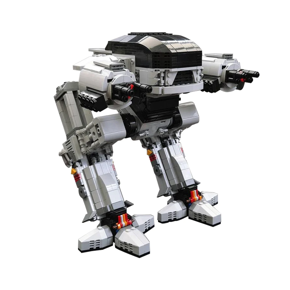 Robot Serije MOC UCS Obsega ED-209 Robot Model, ki Izvrši robot mehanske war policijski Pregon Droid 209 Gradnik Darilo