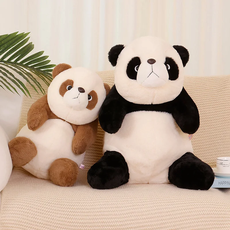 Simulirati Resnično Življenje Lepo Orjaški Panda Zbirka Nacionalni Zaklad Star Qizai MengLan HuaHua PlushIe Igrače Srčkan Lutka Otroci Darila